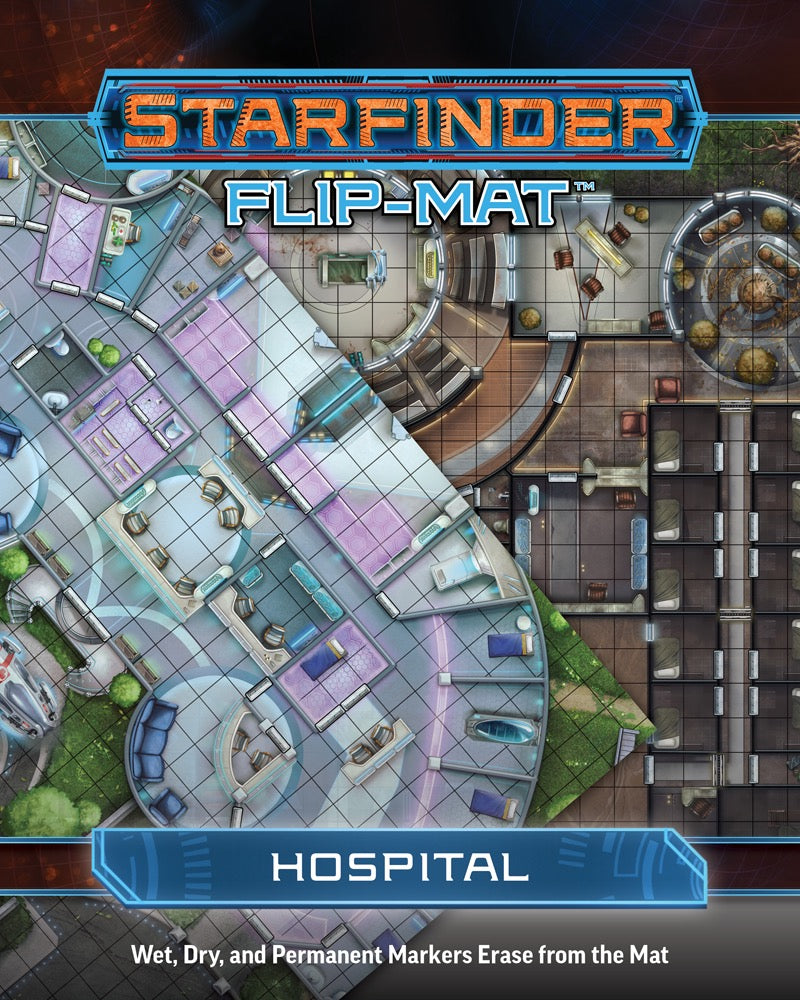 Starfinder Flip Mat Hospital RPG Maps Paizo   
