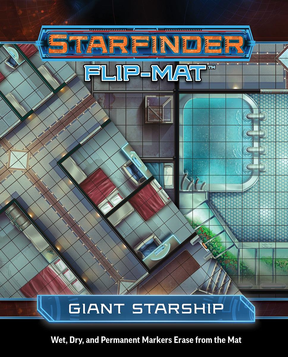 Starfinder Flip Mat Giant Starship RPG Maps Paizo   