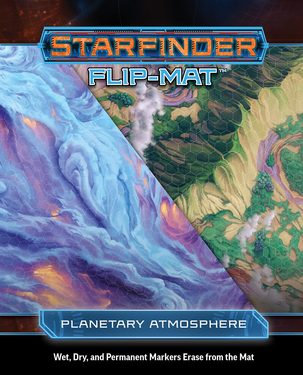 Starfinder Flip Mat Planetary Atmosphere RPG Maps Paizo   