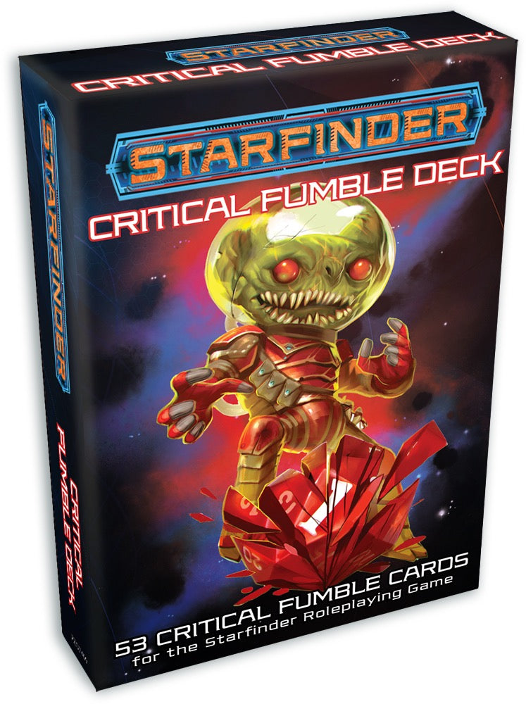 Starfinder Critical Fumble Deck Supplies Paizo