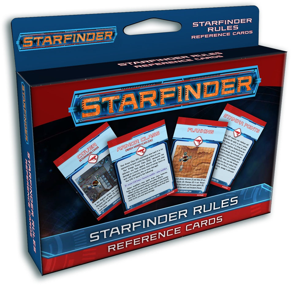 Starfinder Rules Reference Cards Deck Supplies Paizo   