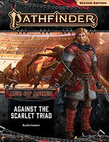 Pathfinder 2e Adventure Path Age of Ashes Part 5 - Against the Scarlet Triad Role Playing Games Paizo