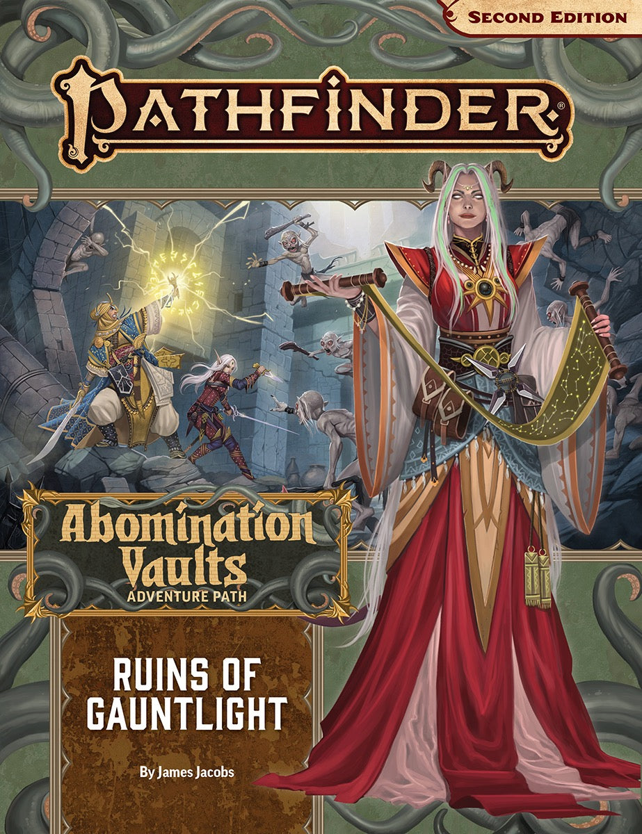 Pathfinder 2e Adventure Path Abomination Vaults Part 1 - Ruins of Gauntlight Role Playing Games Paizo