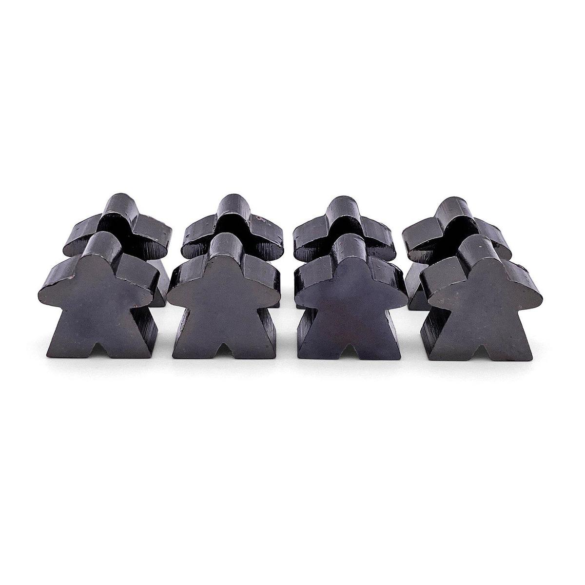 Meeples: Black Nickel (8) Supplies Norse Foundry