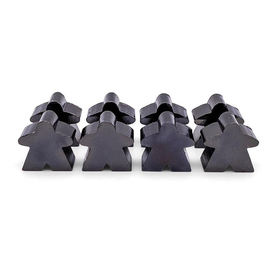 Meeples: Black Nickel (8) Supplies Norse Foundry
