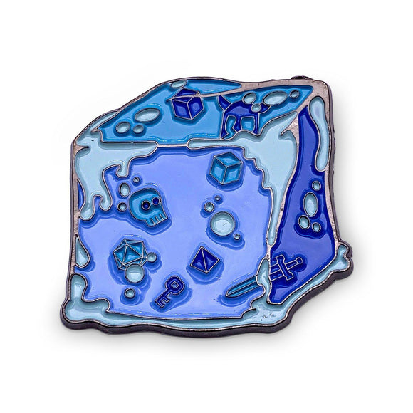 Pins: Gelatinous Cube Blue Supplies Norse Foundry   