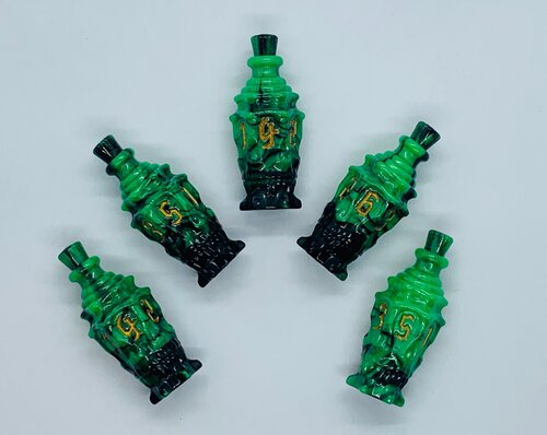 PolyHero Rogue Vicious Venom: Level Up Pack 5D6 Poison Vials Dice Other
