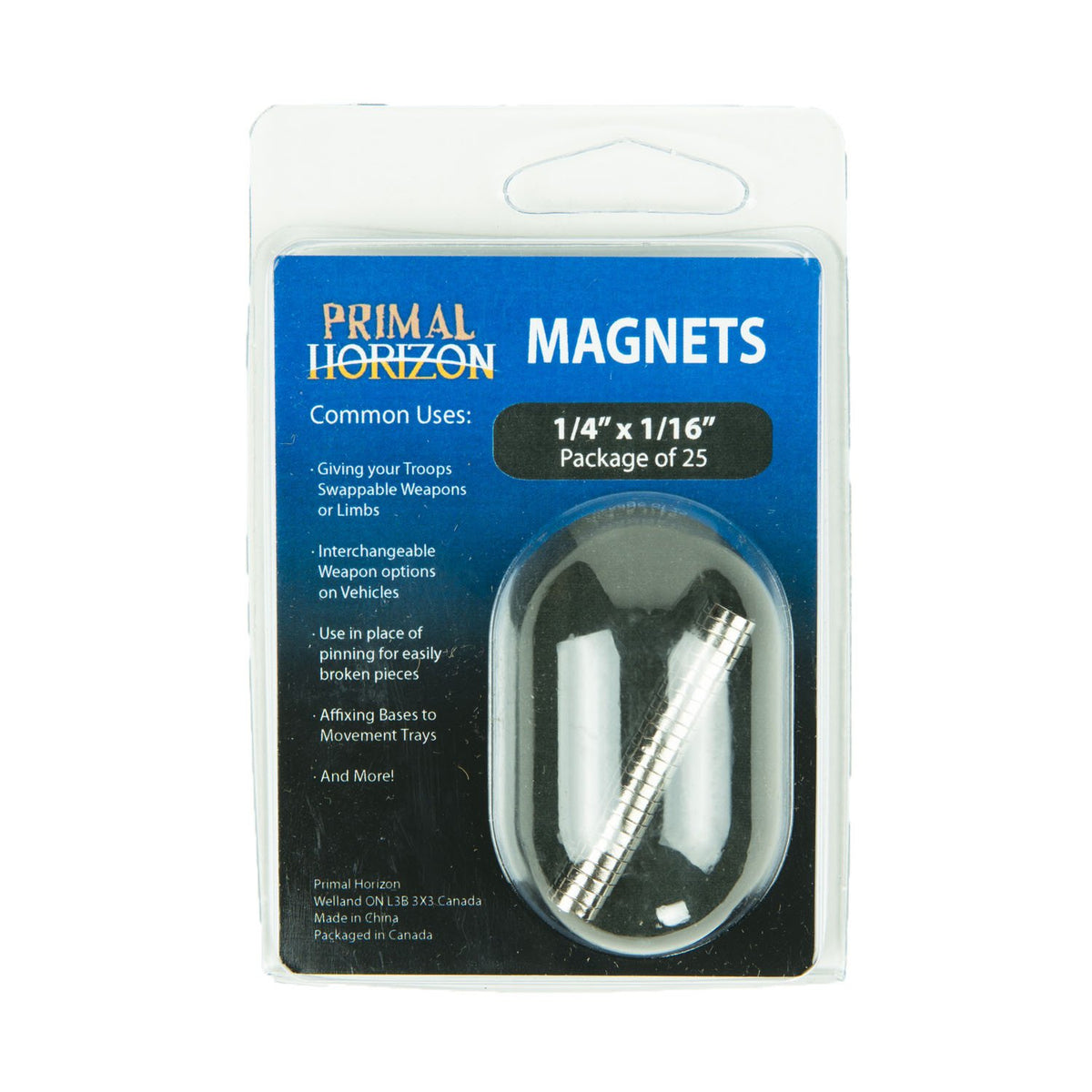 Primal Horizon Magnets 1/4" x 1/16" (25)  Other   
