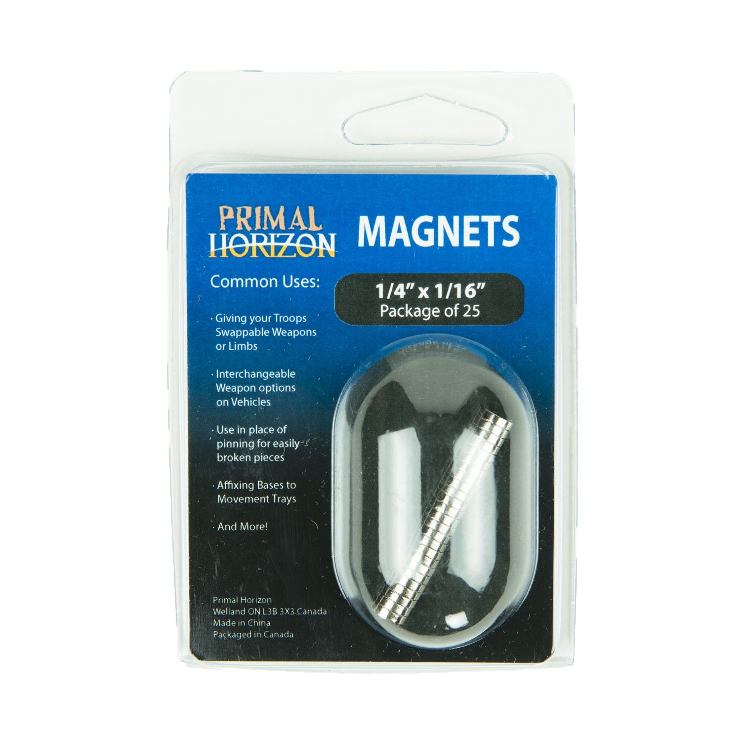 Primal Horizon Magnets 1/4" x 1/16" (25)  Other   