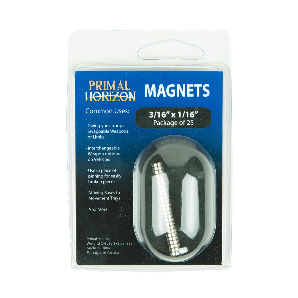 Primal Horizon Magnets 3/16" x 1/16" (25)  Other   