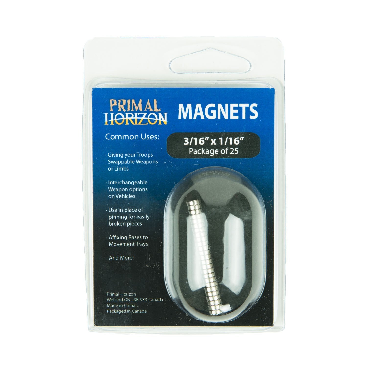 Primal Horizon Magnets 3/16" x 1/16" (25)  Other   