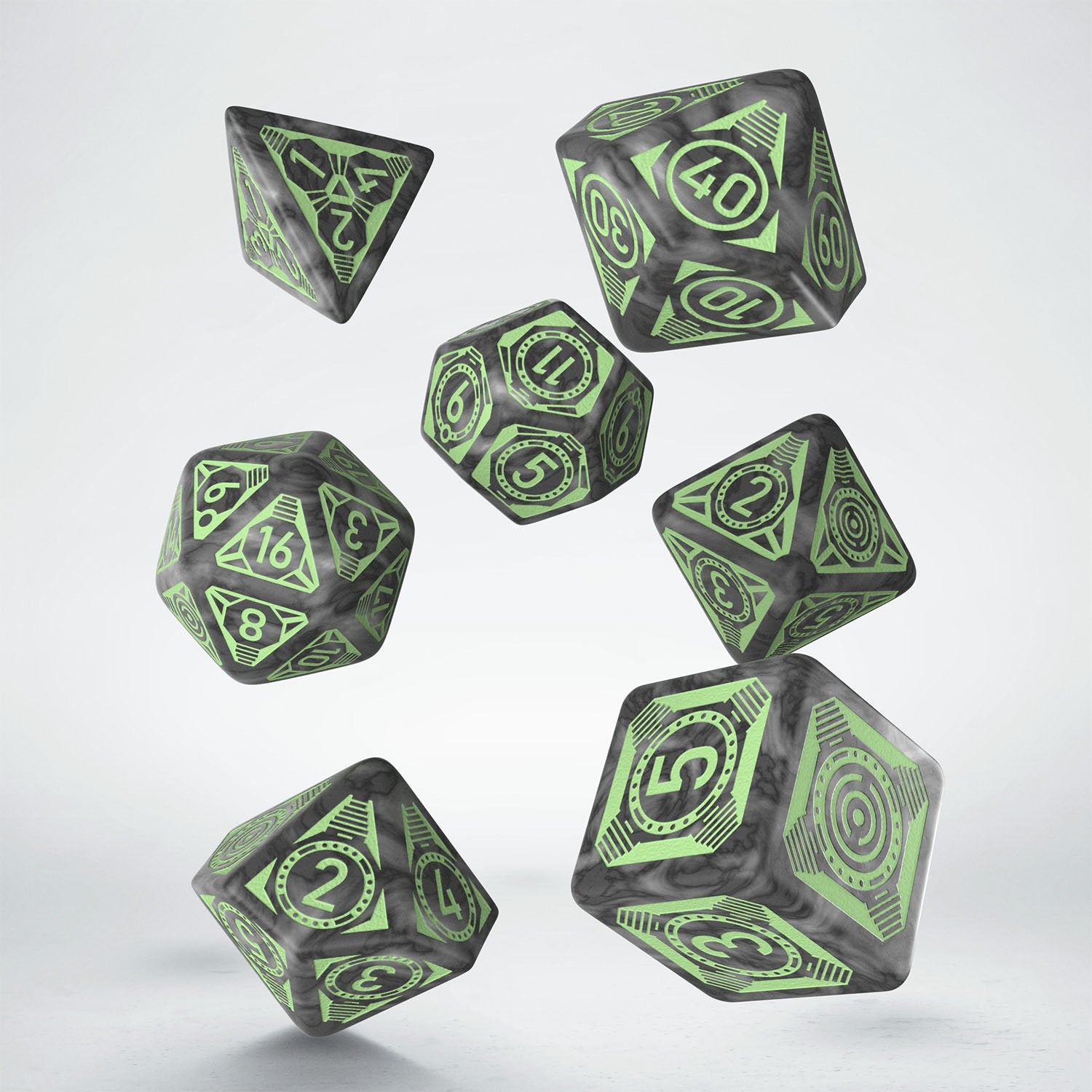 Starfinder Against the Aeon Throne 7ct Q Workshop Polyhedral Dice Set Dice Q Workshop   