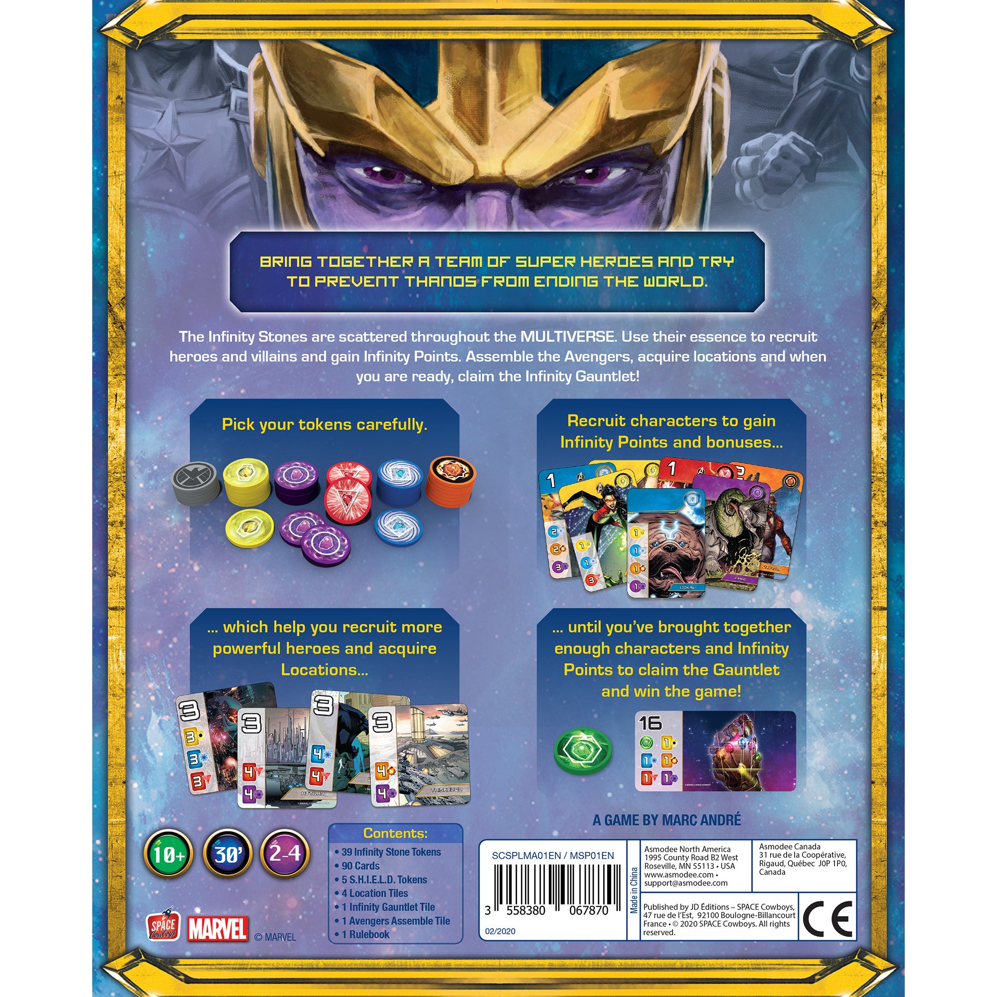 Splendor Marvel Board Games Asmodee   
