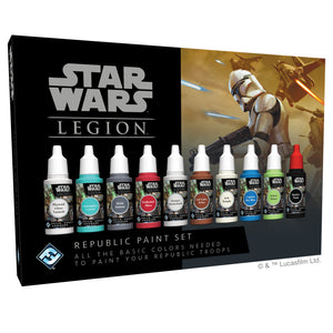 Star Wars: Legion Republic Paint Set Miniatures Asmodee   