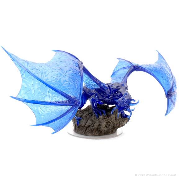 D&D Icons of the Realms: Sapphire Dragon Premium Figure Miniatures WizKids   