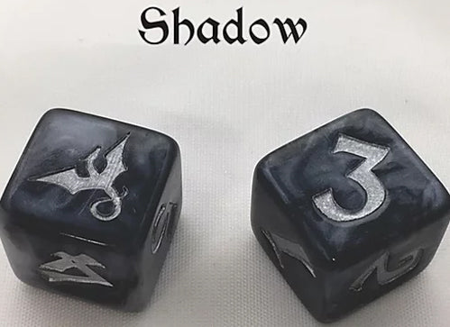 Black Oak Workshop Shadow Dragon Black/Silver Single D6  Other   