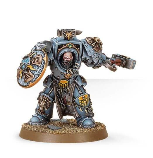 Warhammer 40K Space Wolves: Arjac Rockfist Miniatures Games Workshop   