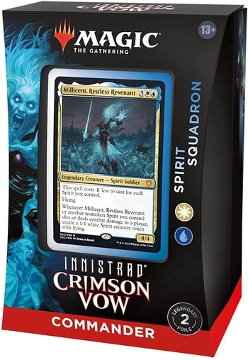 MTG: Commander: Innistrad: Crimson Vow: Spirit Squadron Trading Card Games Wizards of the Coast   