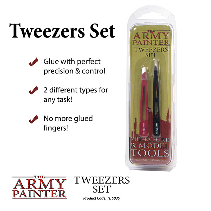 Army Painter Hobby Tools: Tweezer Set Tools Army Painter