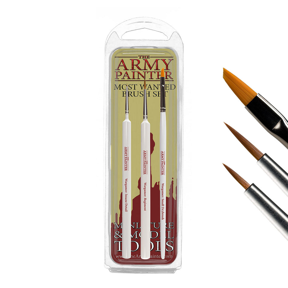 The Army Painter: Most Wanted Brush Set Supplies Army Painter   