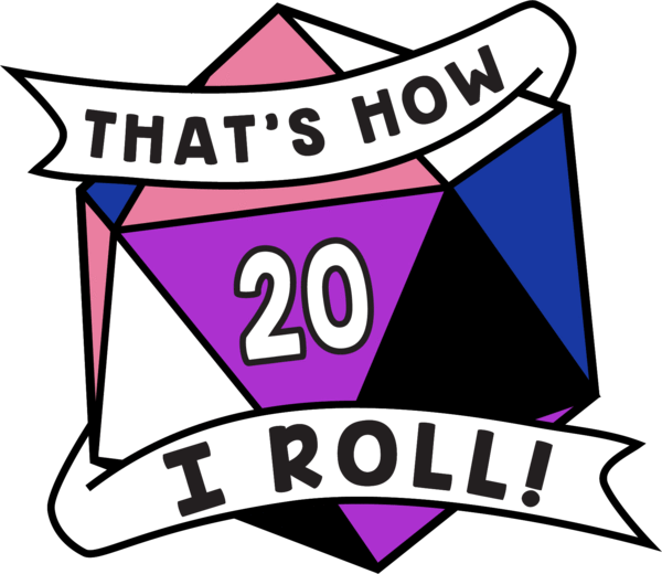 That's How I Roll Pride Pin: Genderfluid Clothing & Accessories Foam Brain Games
