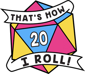 That's How I Roll Pride Pin: Pansexual Board Games Foam Brain Games   