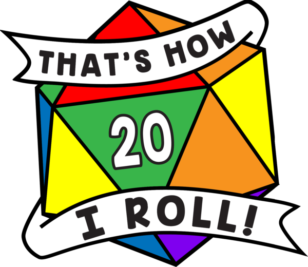 That's How I Roll Pride Pin: Rainbow Clothing & Accessories Foam Brain Games