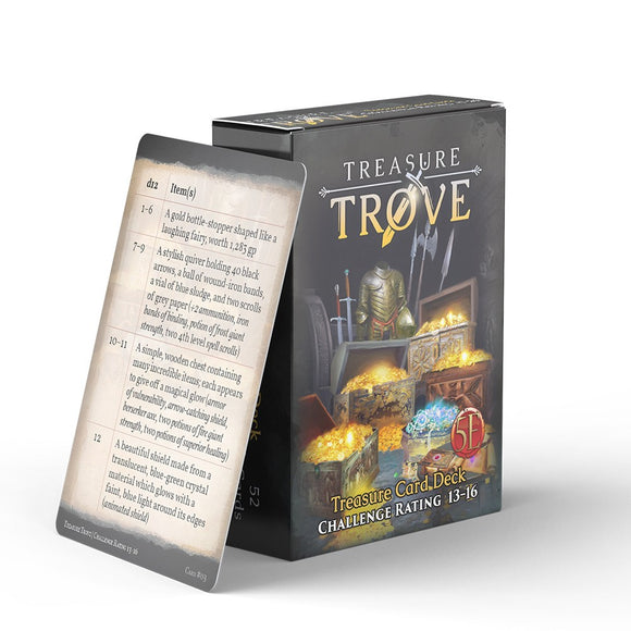Game Master's Toolbox: Treasure Trove Challenge Rating 13-16 Home page Other   