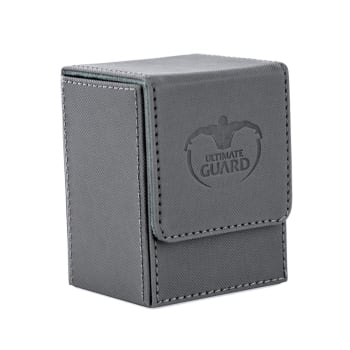 Ultimate Guard 80+ XenoSkin Flip Deck Box Grey (10220) Home page Ultimate Guard   