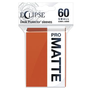 Ultra Pro Eclipse 60ct Small Size Matte Sleeves Pumpkin Orange (15643)  Ultra Pro   
