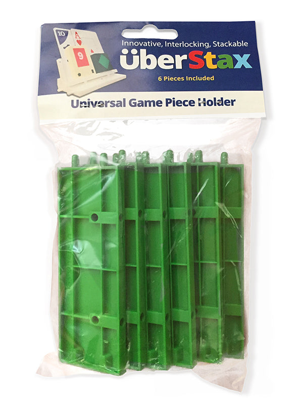 UberStax Universal Game Piece Holders - Green Board Game Organization Other   