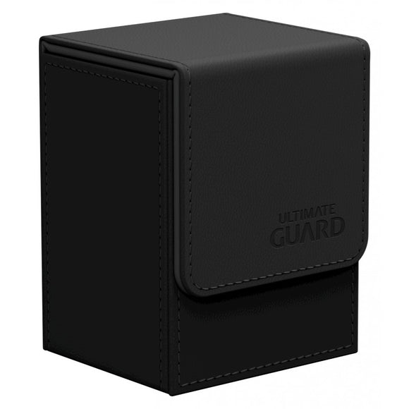 Ultimate Guard 80+ Leatherette Flip Deck Box Black (10146) Home page Ultimate Guard   