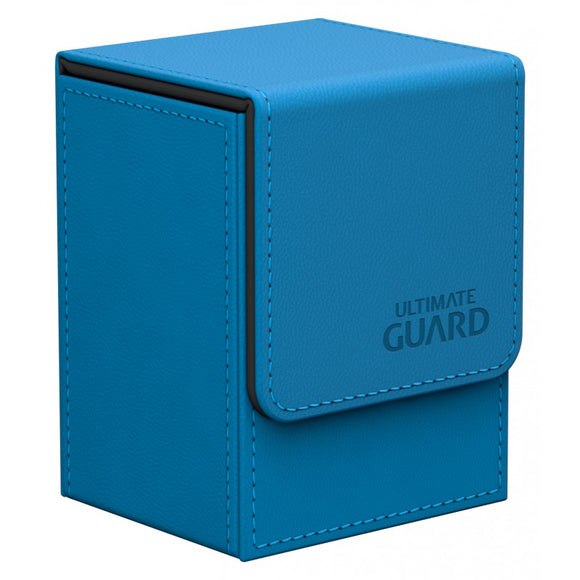 Ultimate Guard 80+ Leatherette Flip Deck Box Blue (10147) Home page Ultimate Guard   