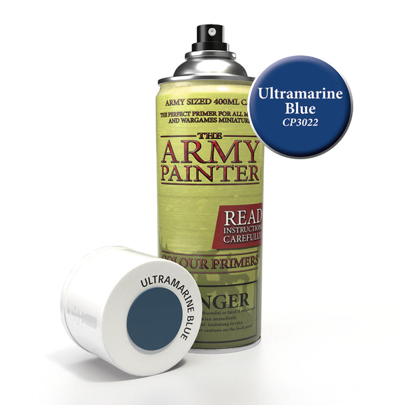Colour Primer Spray: Ultramarine Blue Paints Army Painter 3022 Ultramarine Blue