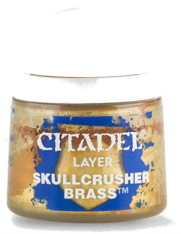 Citadel Layer Skullcrusher Brass Paints Games Workshop   
