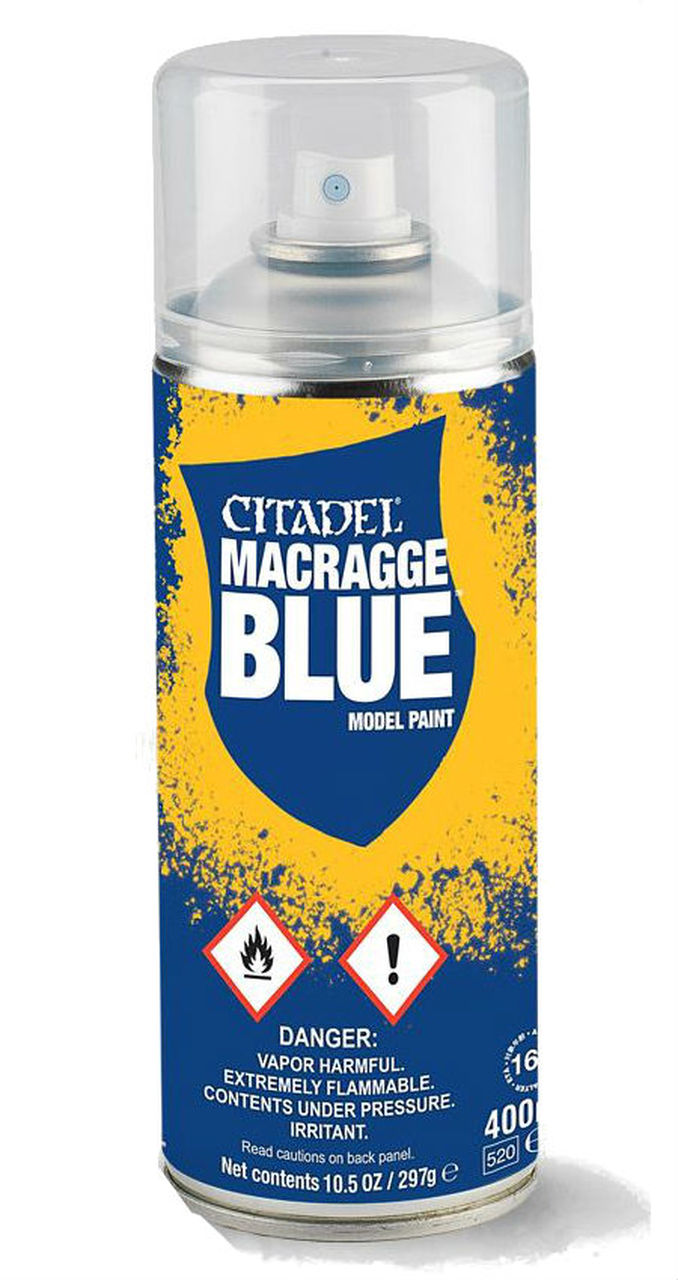 Citadel Spray Macragge Blue 400ml Paints Games Workshop   