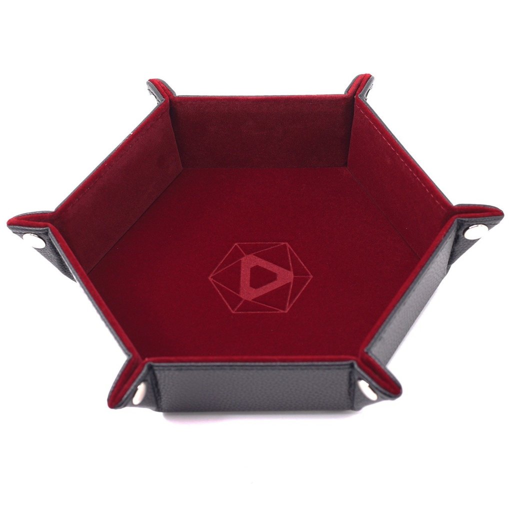 Die Hard Dice Hex Folding Dice Tray Red Dice Die Hard Dice