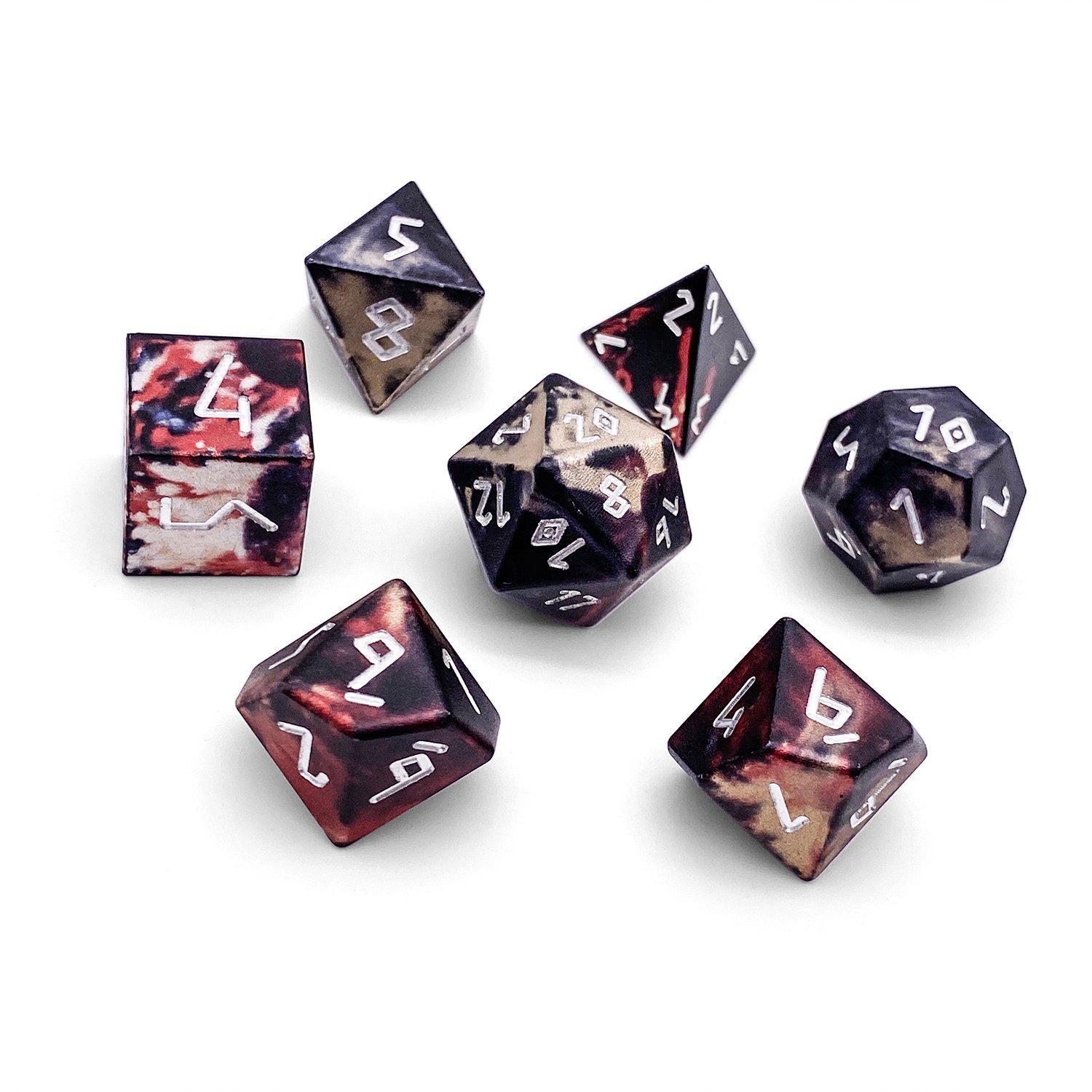 Norse Foundry Wonderous Polyhedral Dice Set Vampire Lord Dice Norse Foundry