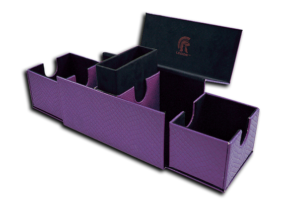 Legion Dragon Hide Vault V2 Deck Box Purple Home page Legion Supplies   