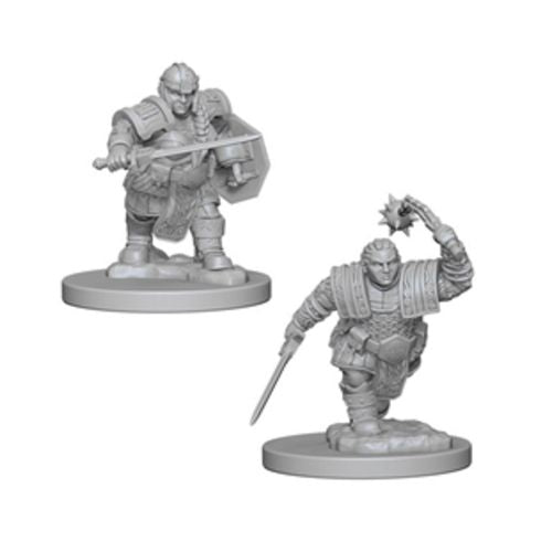 D&D Nolzur's Marvelous Unpainted Miniatures: Dwarf Female Fighter Miniatures WizKids   