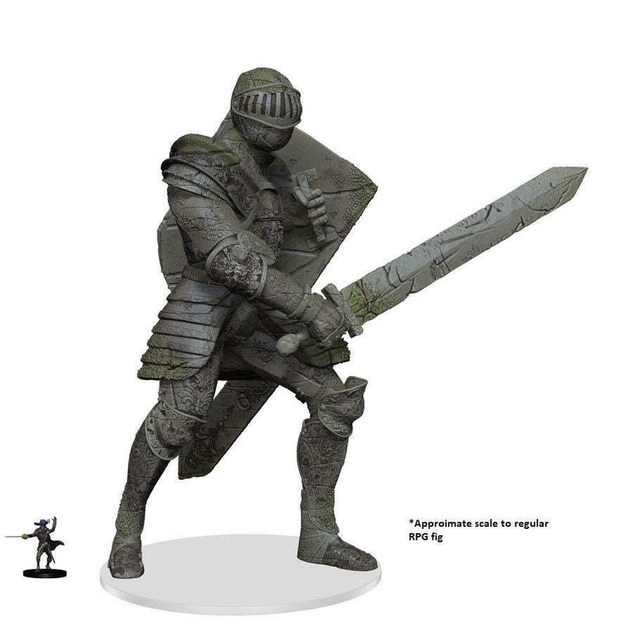D&D Icons of the Realms Walking Statue of Waterdeep The Honorable Knight Miniatures WizKids   