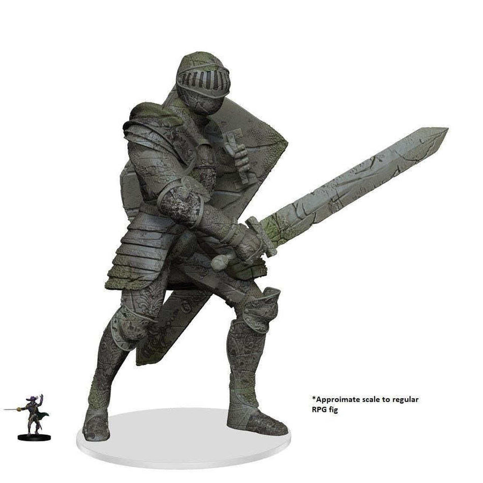 D&D Icons of the Realms Walking Statue of Waterdeep The Honorable Knight Miniatures WizKids   