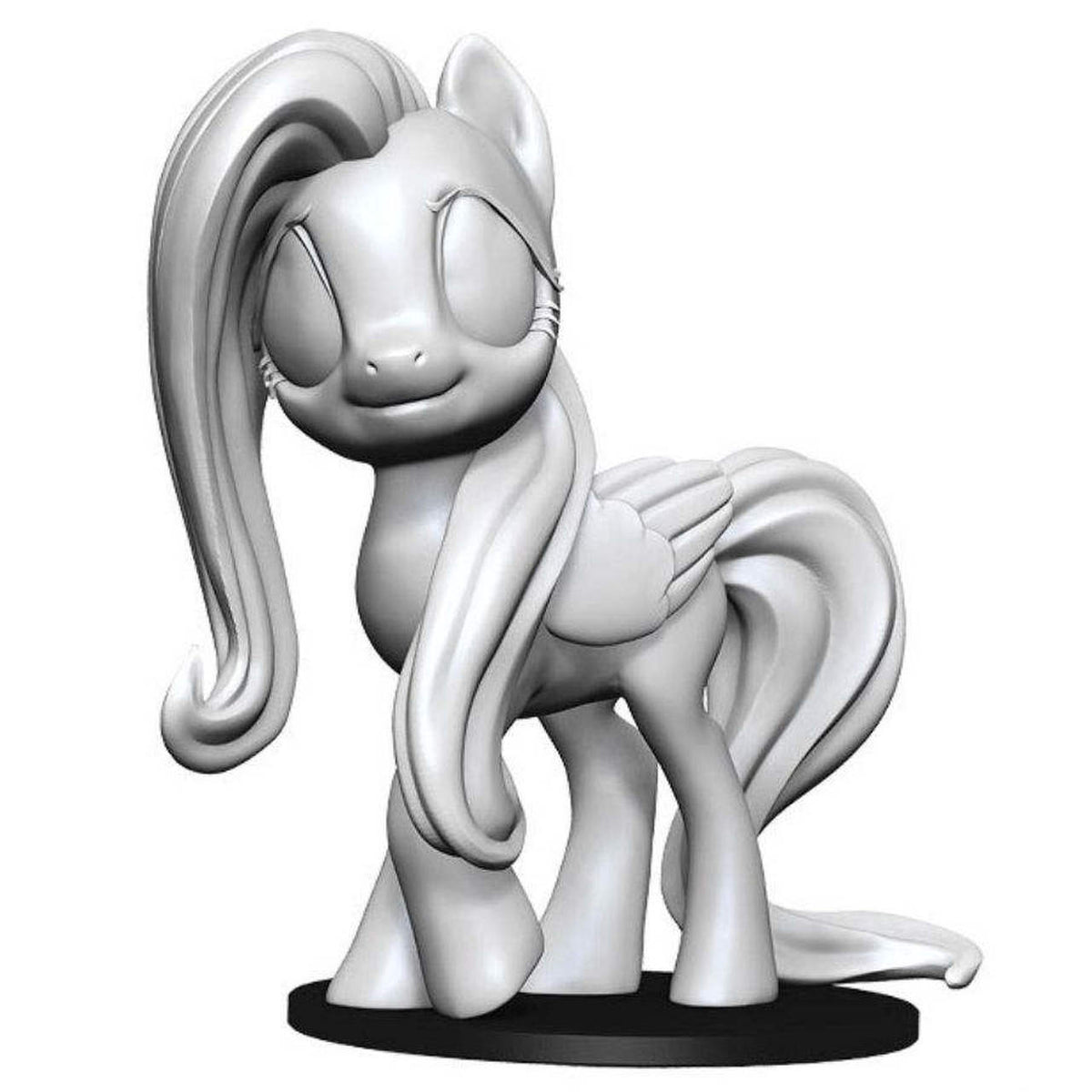 My Little Pony Deep Cuts Unpainted Miniatures: Fluttershy Miniatures WizKids   