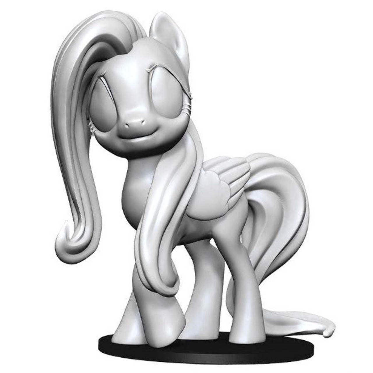My Little Pony Deep Cuts Unpainted Miniatures: Fluttershy Miniatures WizKids   