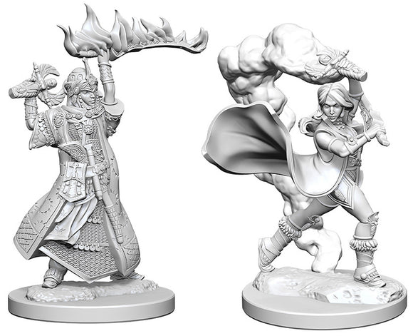 Pathfinder Deep Cuts Unpainted Miniatures: Human Female Cleric Home page WizKids   