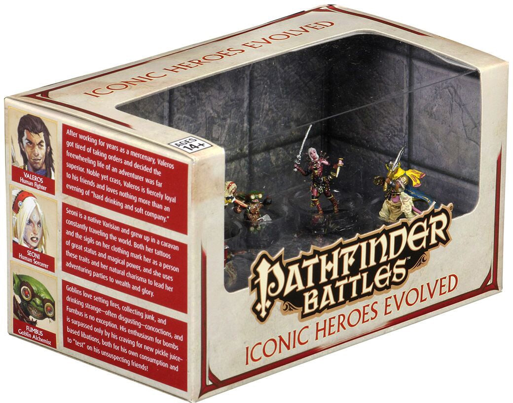 Pathfinder Battles: Iconic Heroes Evolved Miniatures WizKids