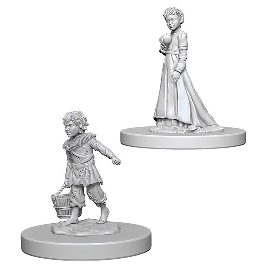 Pathfinder Deep Cuts Unpainted Miniatures: Children Miniatures WizKids   
