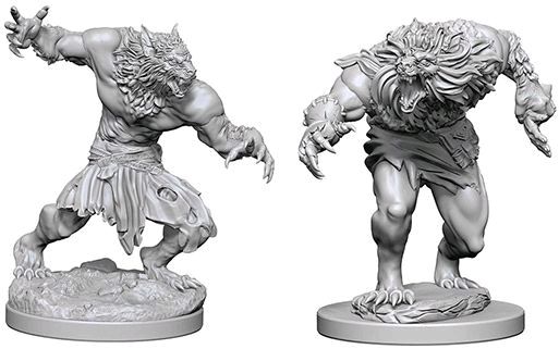 D&D Nolzur's Marvelous Unpainted Miniatures: Werewolves Miniatures WizKids