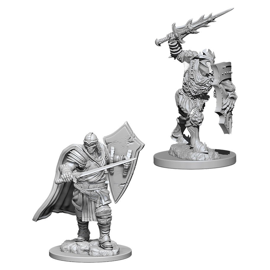 D&D Nolzur's Marvelous Unpainted Miniatures: Death Knight & Helmed Horror Miniatures WizKids   
