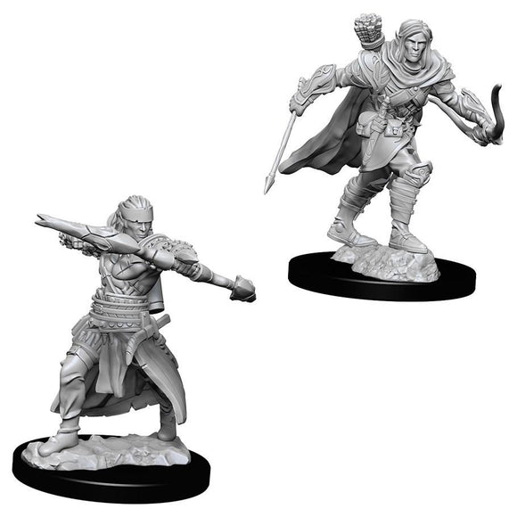 Pathfinder Deep Cuts Unpainted Miniatures: Male Half-Elf Ranger Miniatures WizKids   
